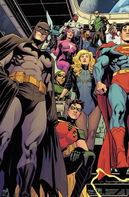 Justice League Unlimited #7 Cvr G Inc 1:25 Travis Moore Connecting Card Stock Var (we Are Yesterday) DC Comics Comic Book