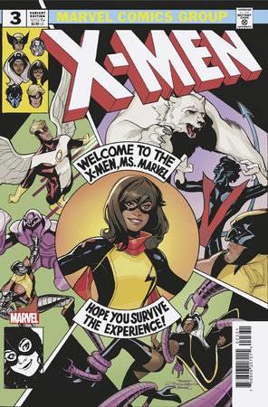 Ms Marvel The New Mutant #3 Terry Dodson Team Homage Var (Terry Dodson Team Homage Var) Marvel Prh Comic Book 2023