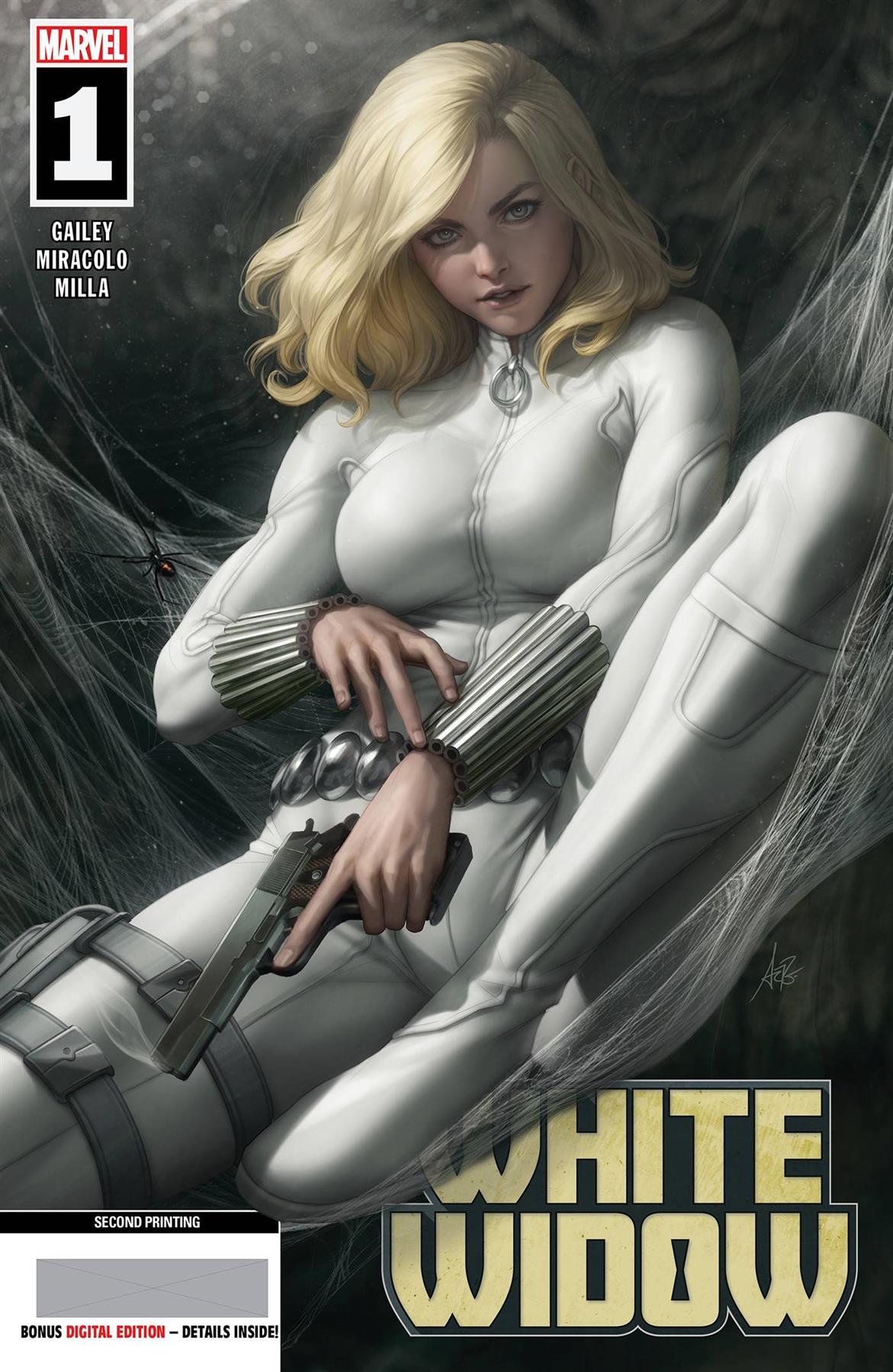 White Widow #1 2nd Ptg Artgerm Var Marvel Prh Comic Book