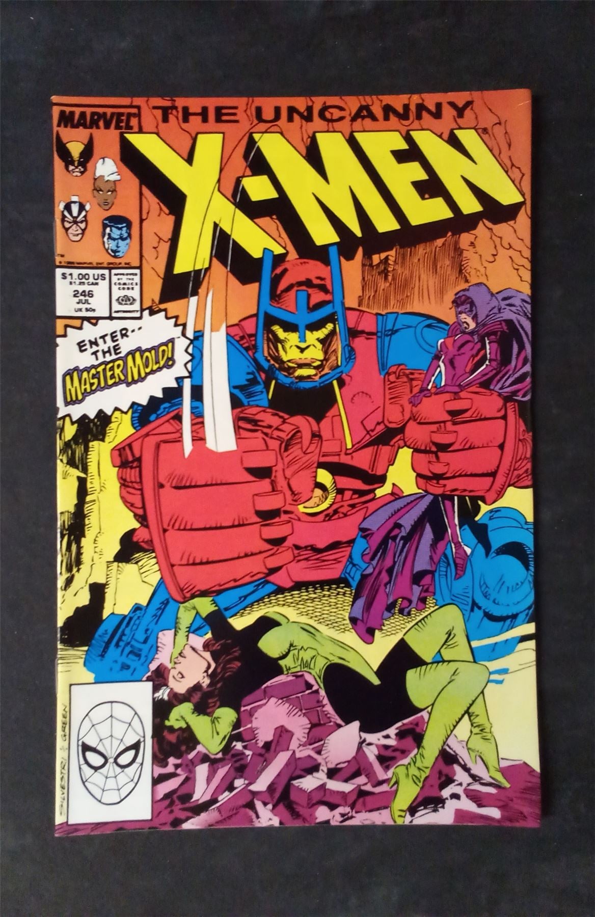 The Uncanny X-Men #246 Direct Edition 1989 marvel Comic Book