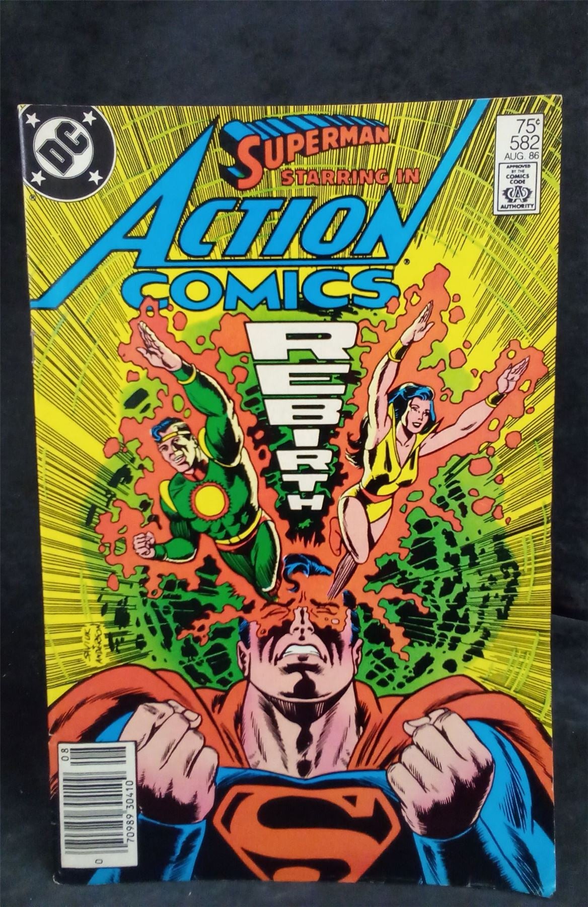 Action Comics #582 Newsstand Edition 1986 DC Comics Comic Book