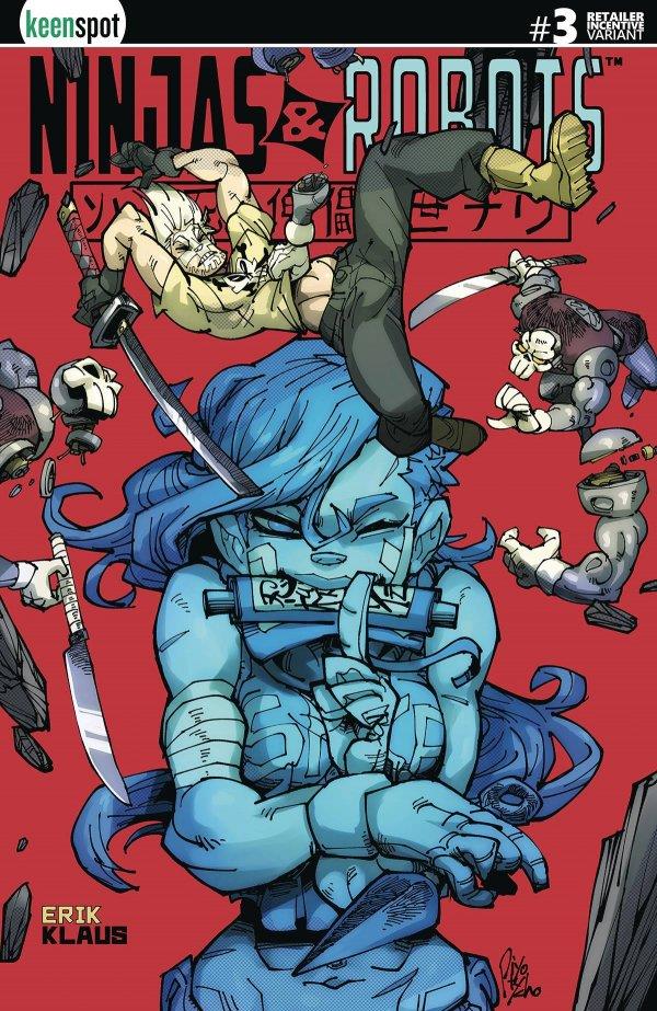 Ninjas & Robots #3 Cvr D Free 5 Copy Incv Cvr Piyotycho (Cvr D Free 5 Copy Incv Cvr Piyotycho) Keenspot Entertainment Comic Book 2021