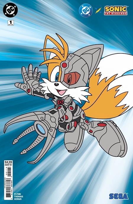 Dc X Sonic The Hedgehog #1 (of 5) Fifth Printing Cyborg Card Stock Cvr DC Comics Comic Book