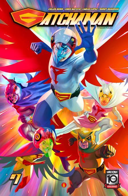 Gatchaman #1 Cvr A Inaki Miranda Mad Cave Studios Comic Book