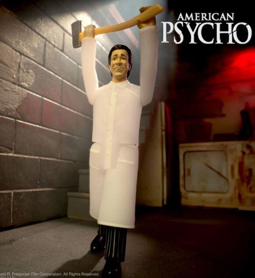 American Psycho ReAction Figures Wave 1 Patrick Bateman (Raincoat) by Super7