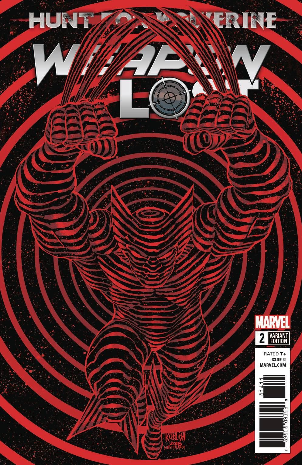 Hunt For Wolverine Weapon Lost #2 (Buffagni Var) Marvel Comics Comic Book
