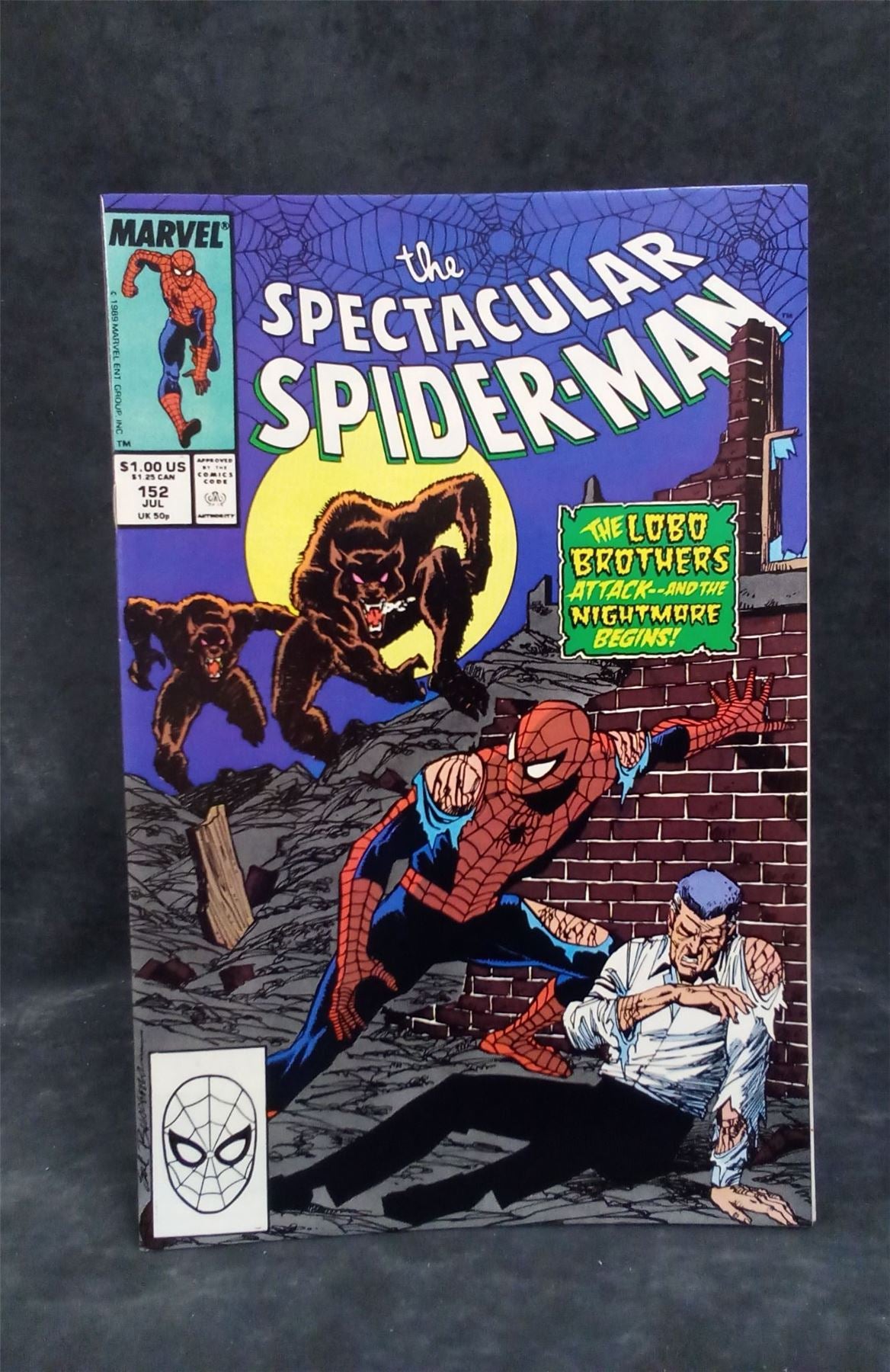 The Spectacular Spider-Man #152 1989 Marvel Comics Comic Book