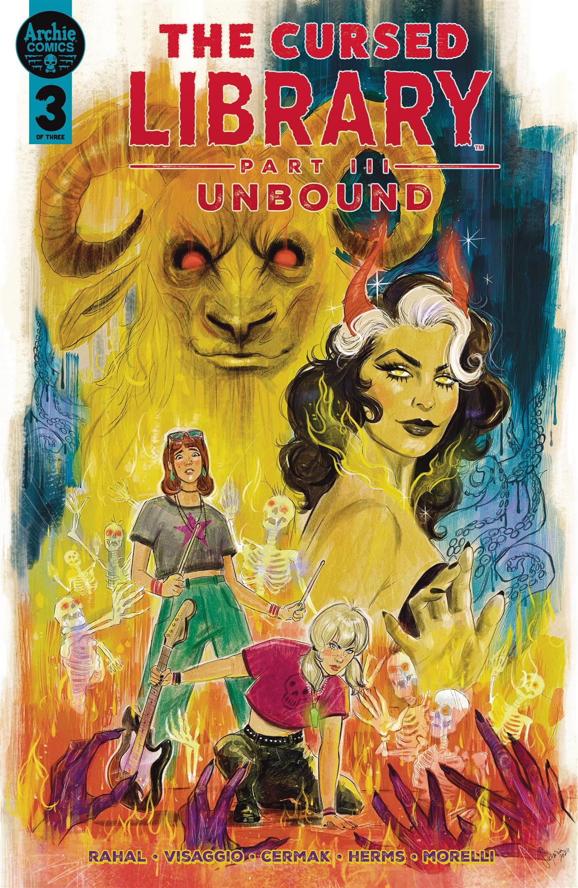 Cursed Library Unbound Cvr C Suspiria Vilchez (res) Archie Comic Publications Comic Book