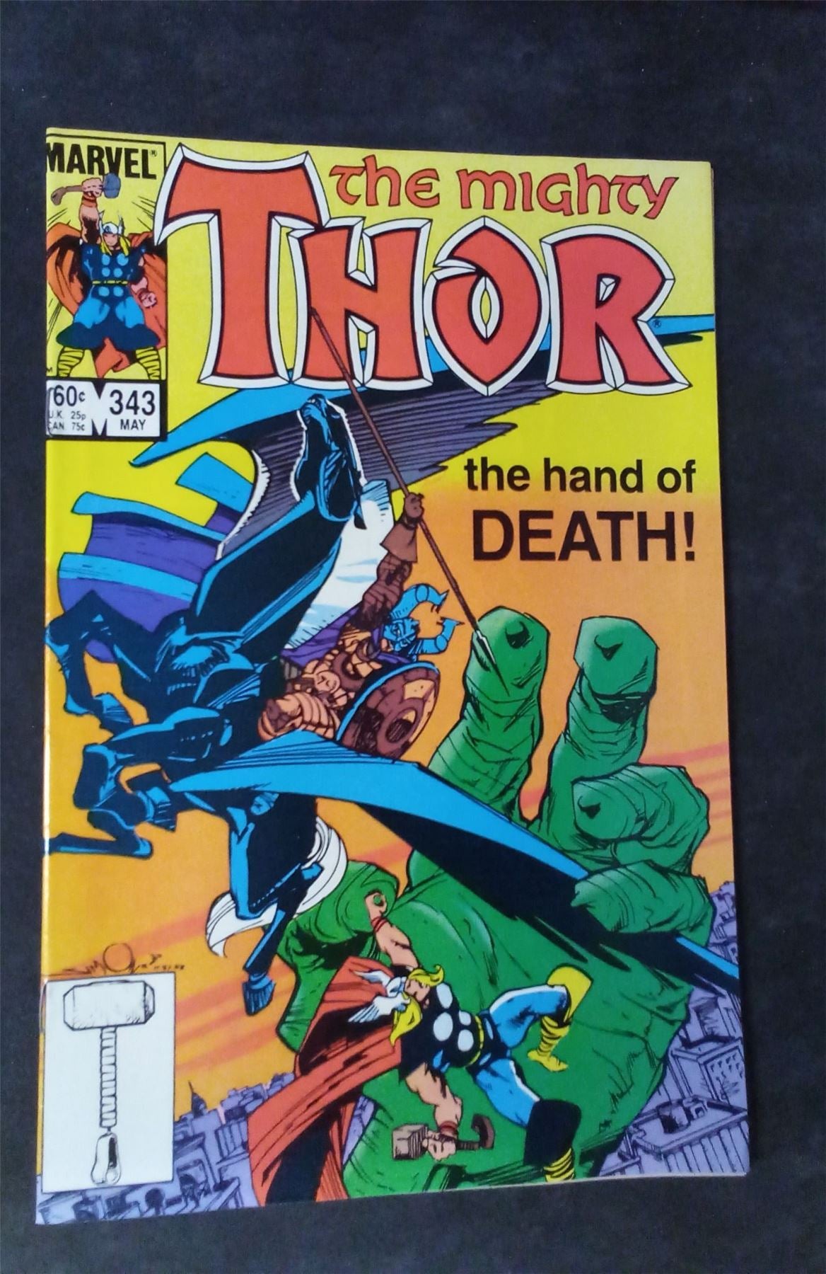 Thor #343 1984 marvel Comic Book