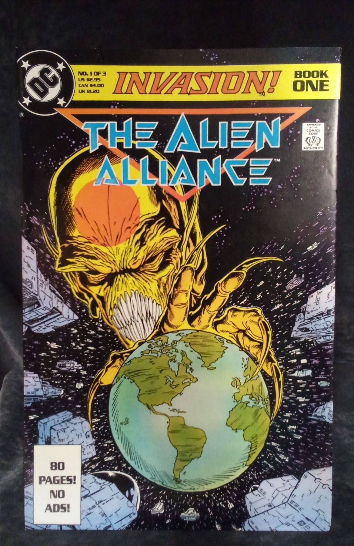 Invasion #1 Direct Edition 1988 DC Comics Comic Book