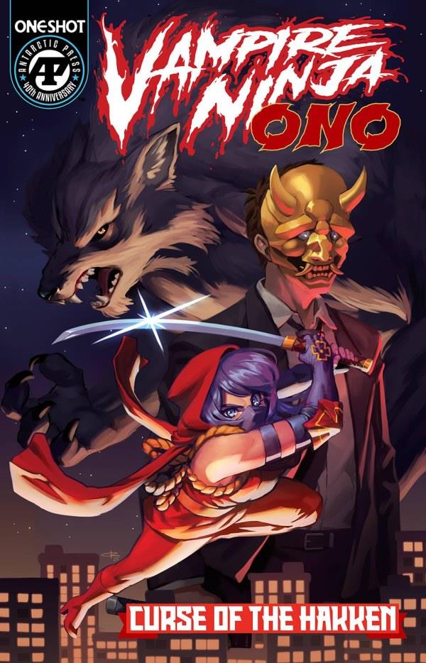 Vampire Ninja Ono Curse of the Hakken One Shot Antarctic Press Comic Book
