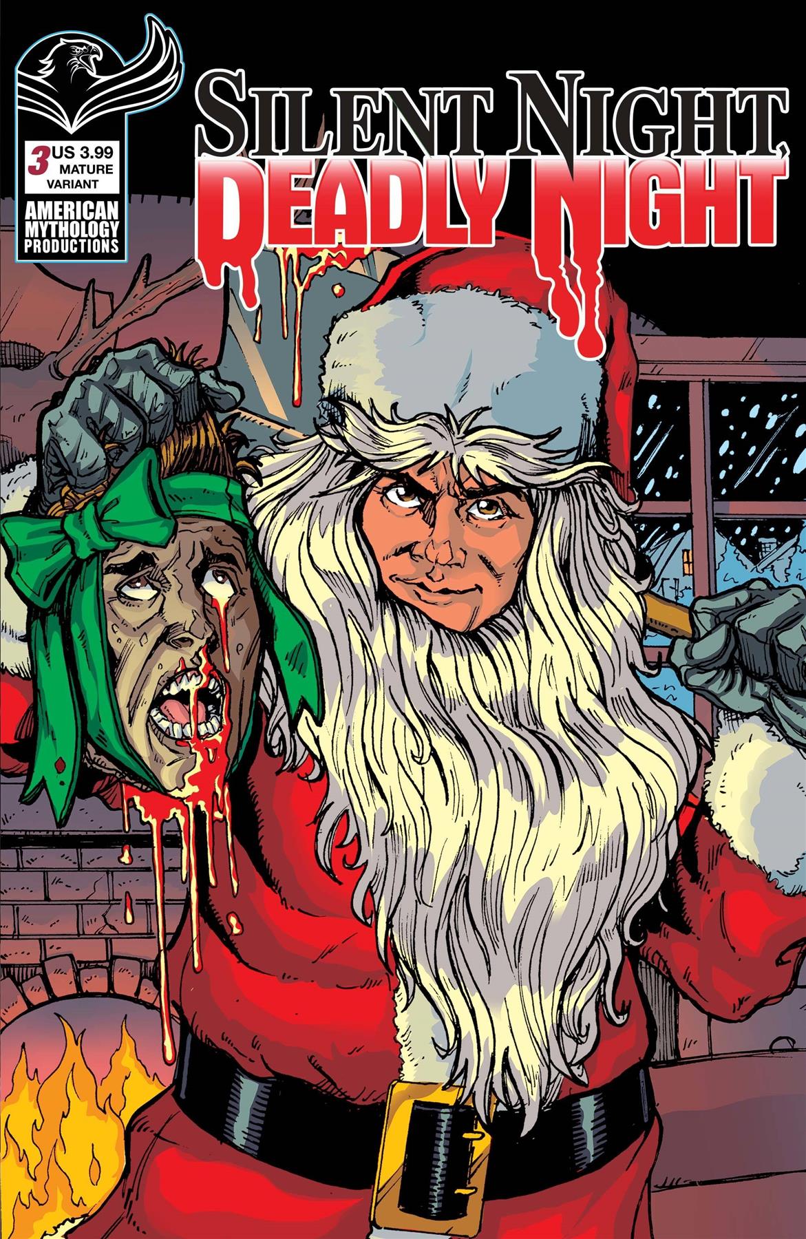 Silent Night Deadly Night #3 Cvr B Calzada (mr) American Mythology Productions Comic Book