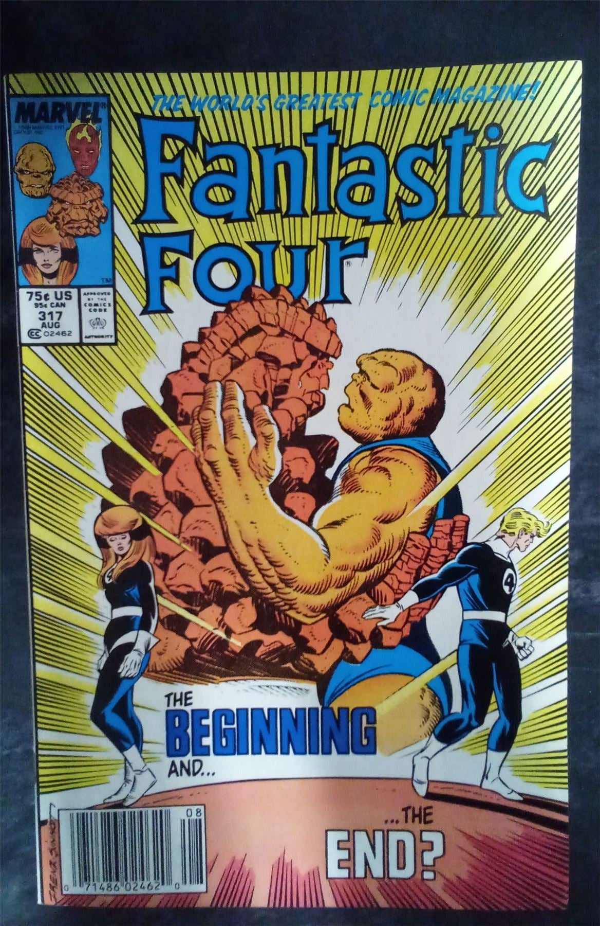Fantastic Four #317 Newsstand Edition 1988 Marvel Comics Comic Book