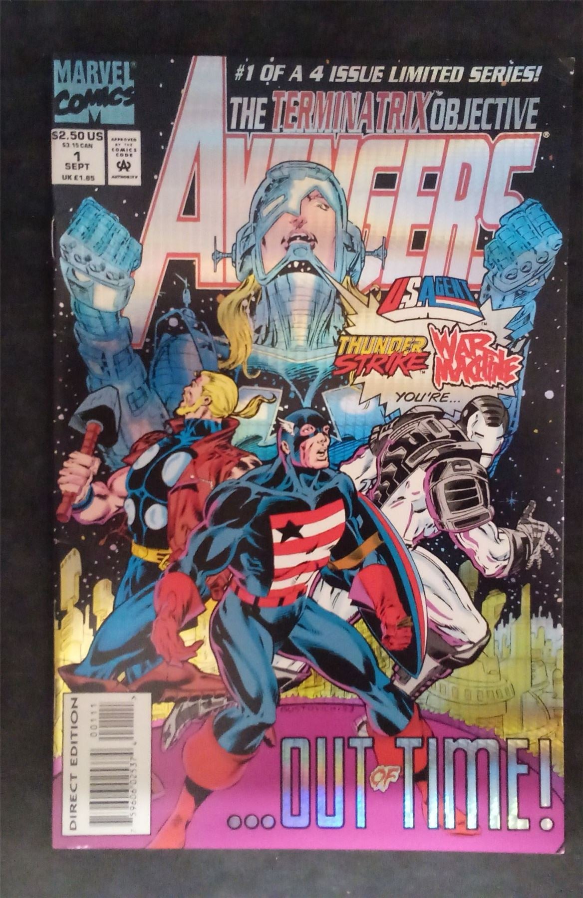 Avengers: The Terminatrix Objective #1 1993 marvel Comic Book