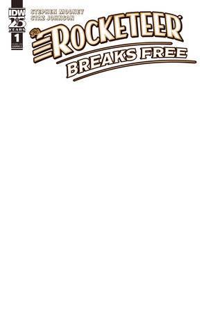 Rocketeer Breaks Free #1 Cvr C Blank Sketch Idw-prh Comic Book