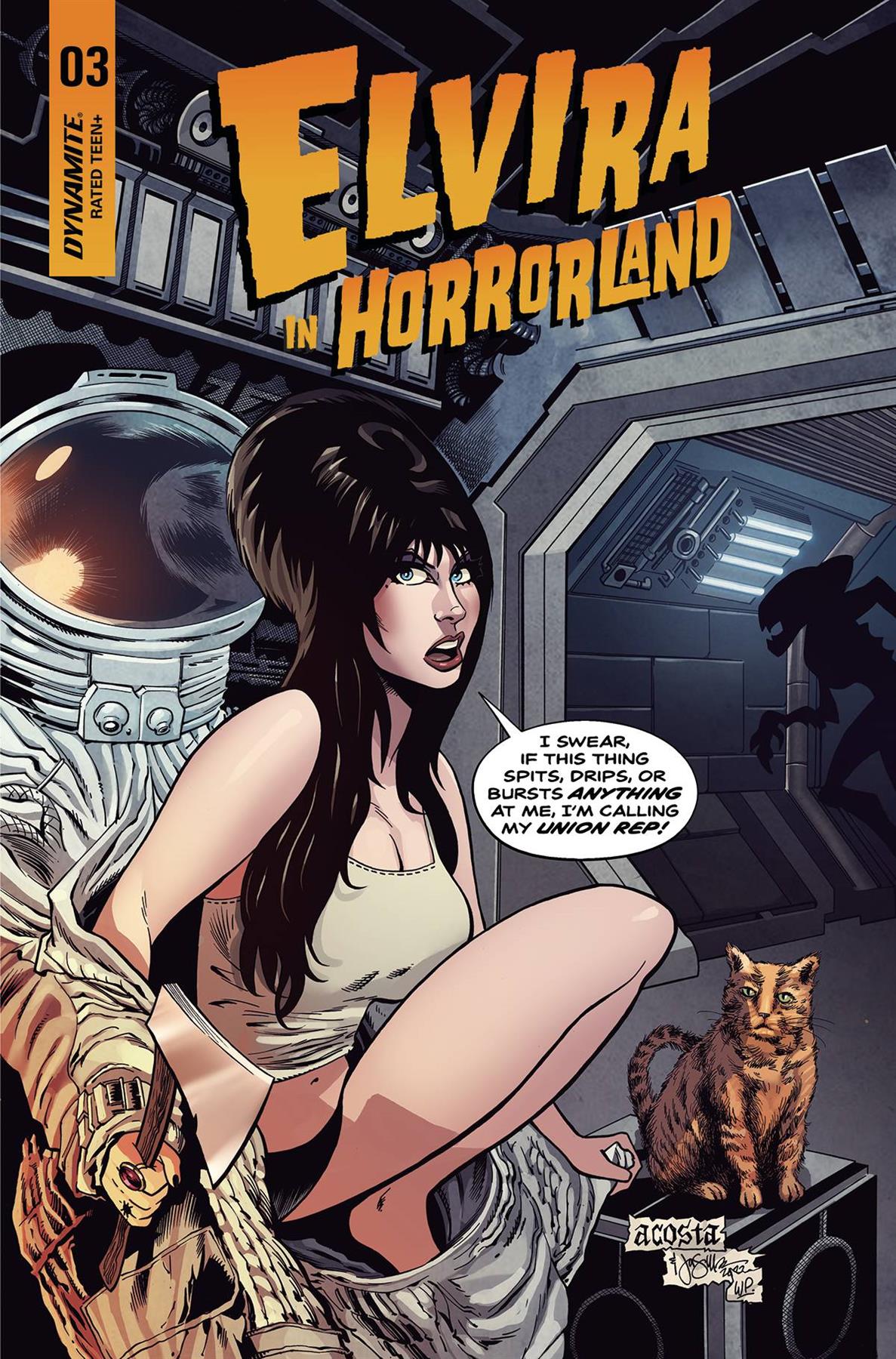 Elvira In Horrorland #3 Cvr A Acosta (Cvr A Acosta) Dynamite Comic Book 2022