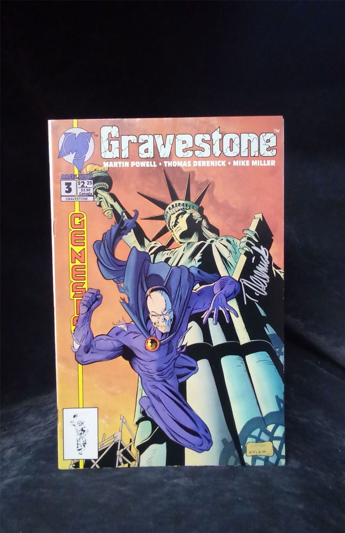 Gravestone #3 1993 malibu Comic Book