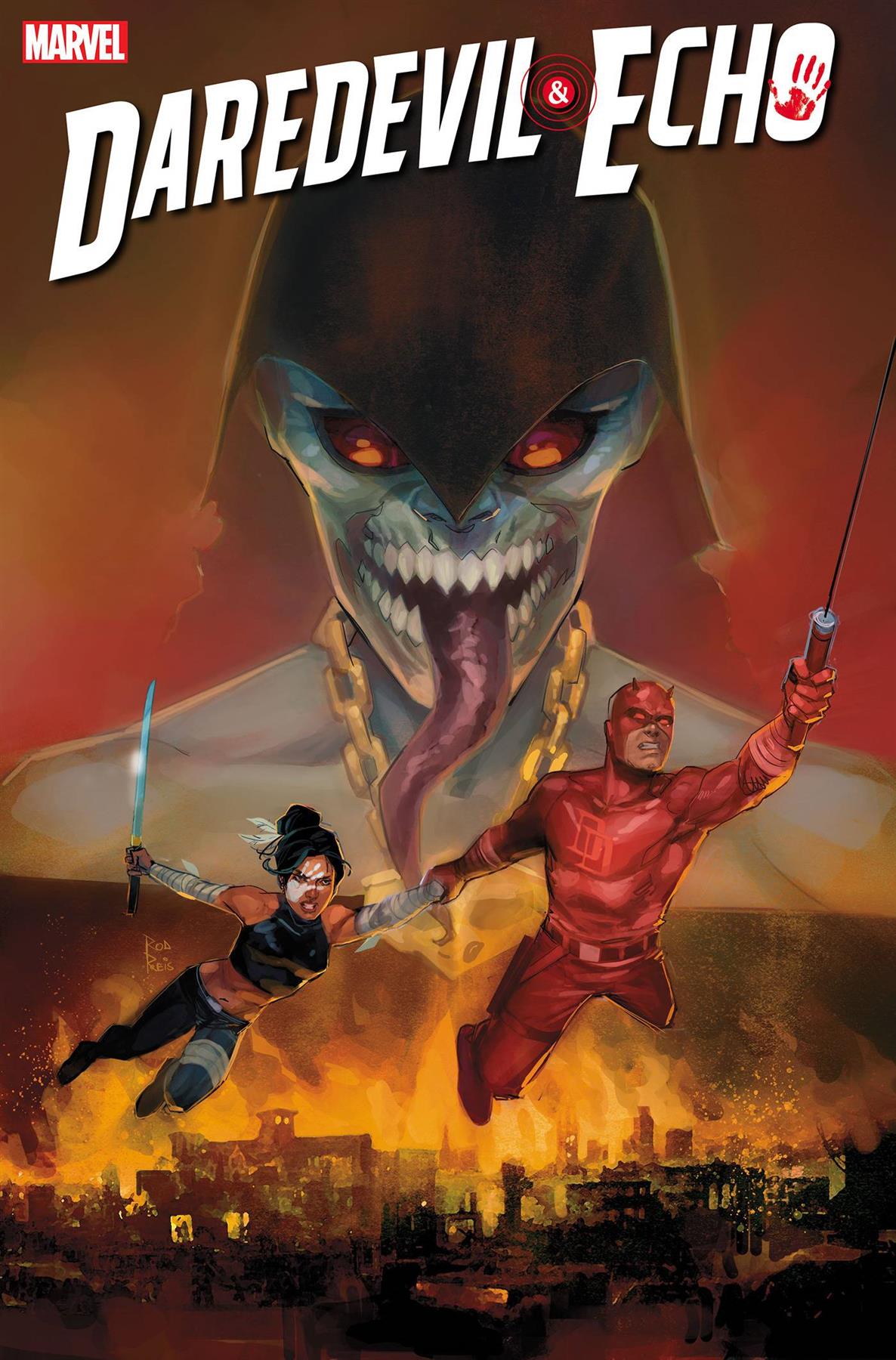 Daredevil And Echo #3 (Rod Reis Var) Marvel Prh Comic Book 2023