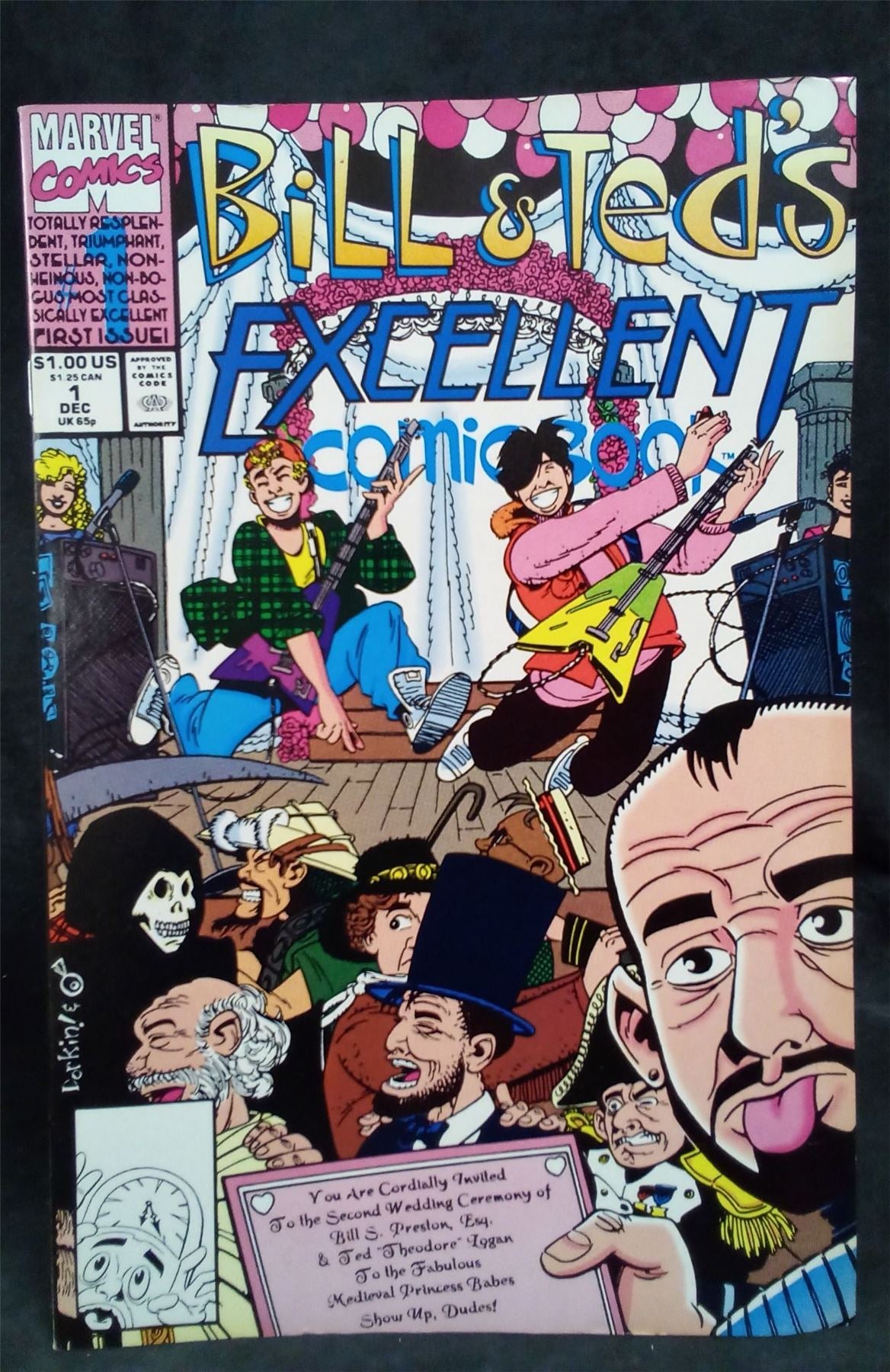 Bill & Ted's Excellent Comic Book #1 1991 Marvel Comics Comic Book
