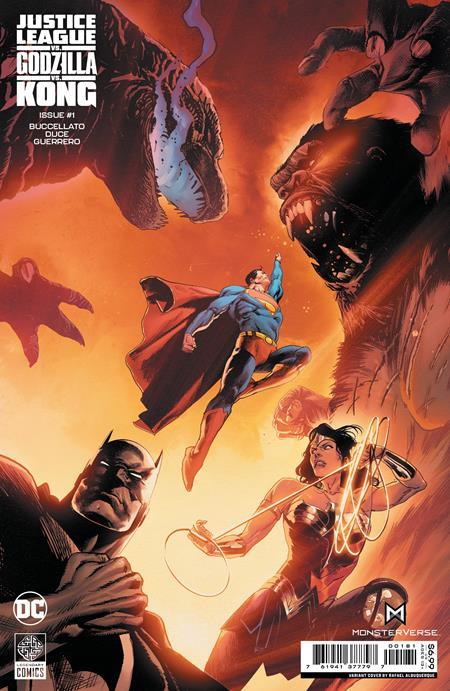 Justice League Vs Godzilla Vs Kong #1 (of 7) Cvr E Rafael Albuquerque Foil Var DC Comics Comic Book
