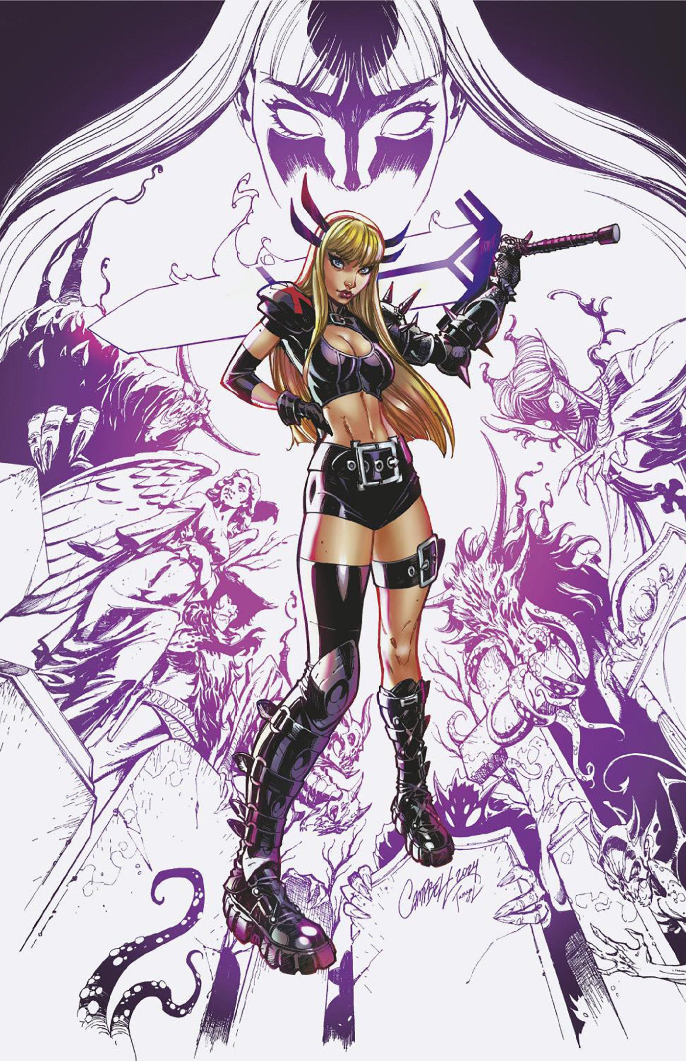 Magik #1 J. Scott Campbell Ratio Virgin 2nd Print Variant