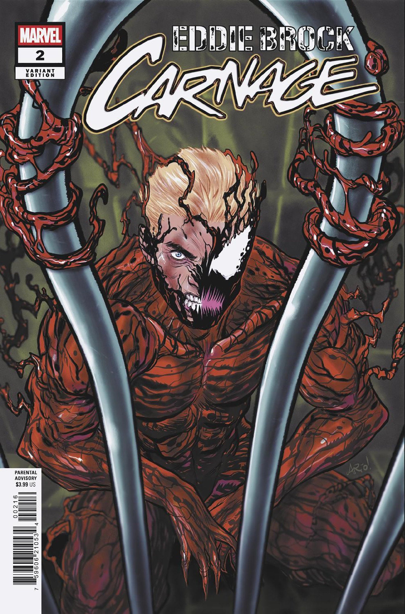 Eddie Brock Carnage #2 25 Copy Variant Edition Ario Anindito Variant