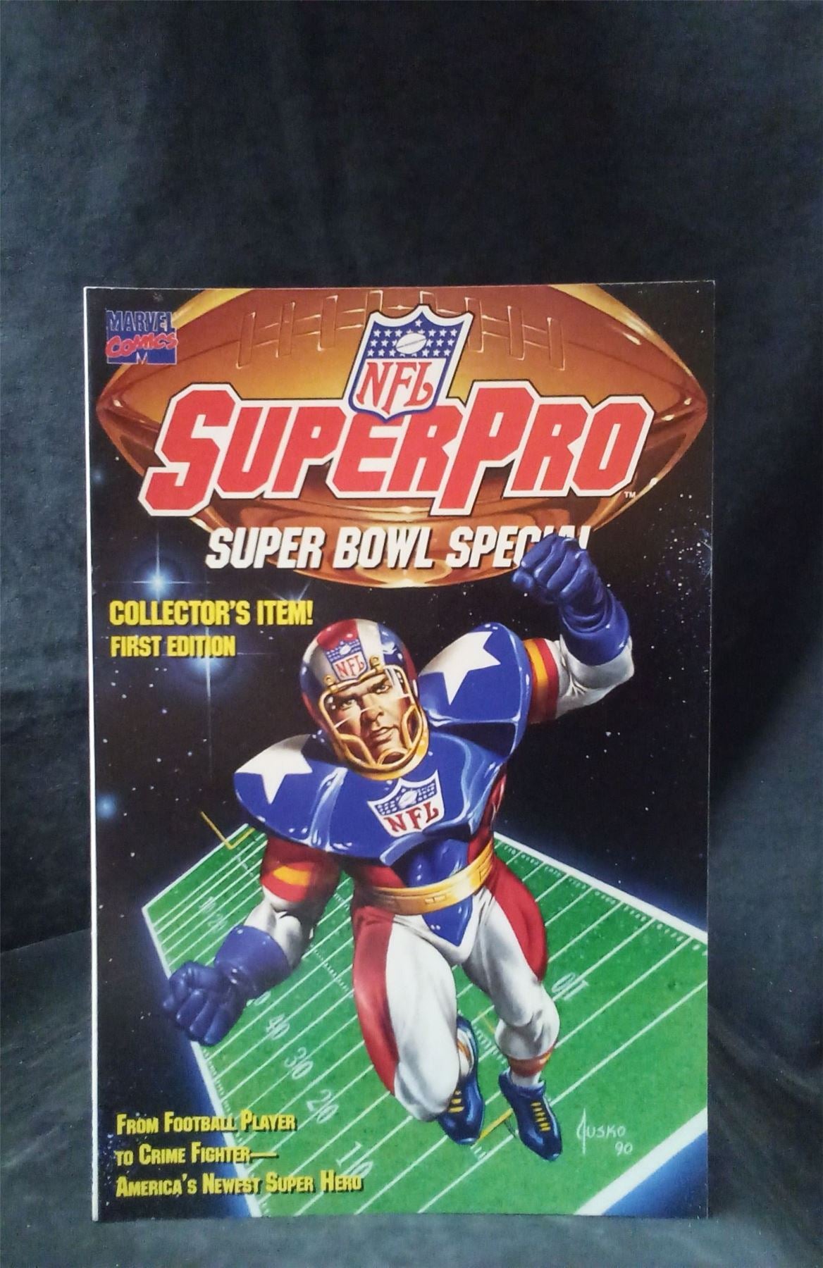 NFL SuperPro Super Bowl Special 1991 Marvel Comics Comic Book