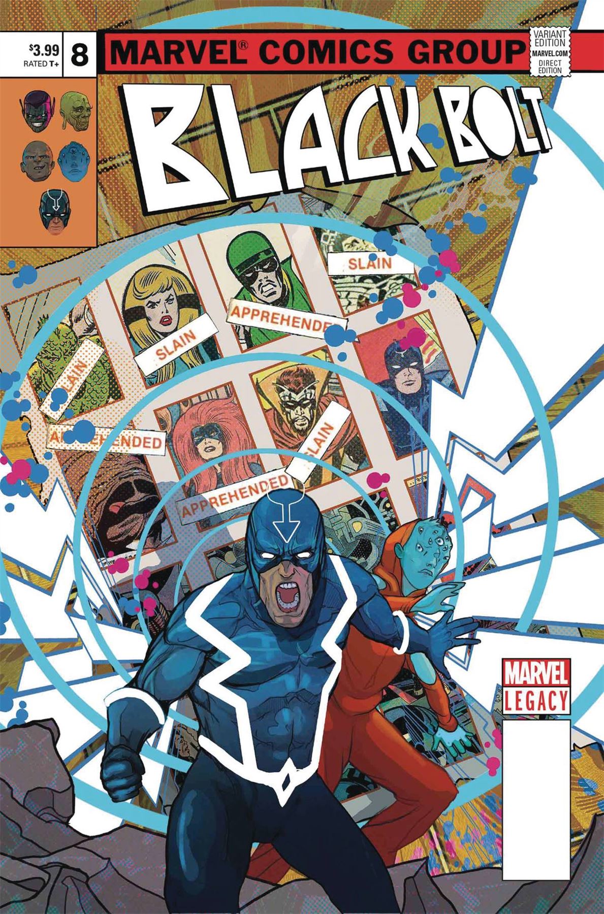 Black Bolt #8 Ward Lh Var Leg (Ward Lh Var Leg) Marvel Comics Comic Book
