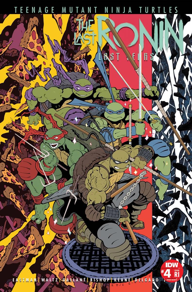 Tmnt Last Ronin Lost Years #4 Cvr D 25 Copy Incv Moore Idw-prh Comic Book