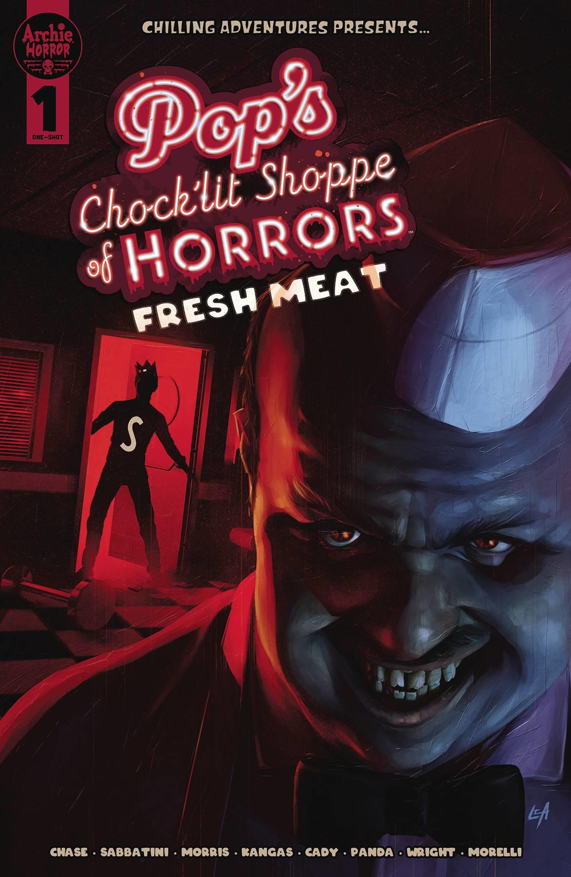 Pops Chocklit Shoppe Of Horrors Fresh Meat Cvr B Aaron Lea Archie Comic Publications Comic Book