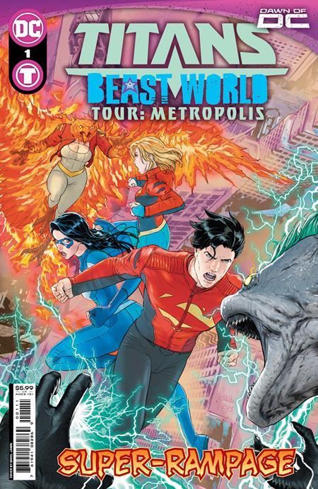 Titans Beast World Tour Metropolis #1 (one Shot) Cvr A Mikel Janin DC Comics Comic Book