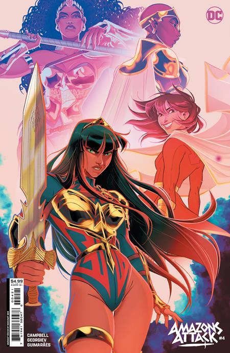 Amazons Attack #4 Cvr B Sweeney Boo Card Stock Var DC Comics Comic Book
