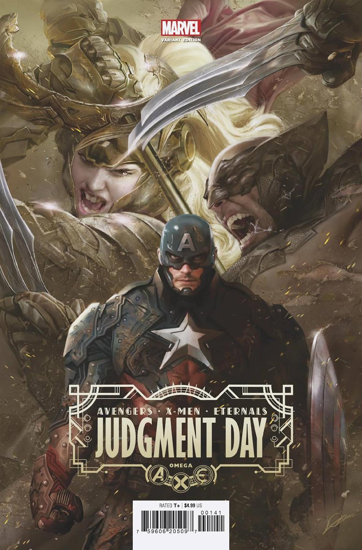 Axe Judgment Day Omega #1 Lozano Var () Marvel Prh Comic Book 2022