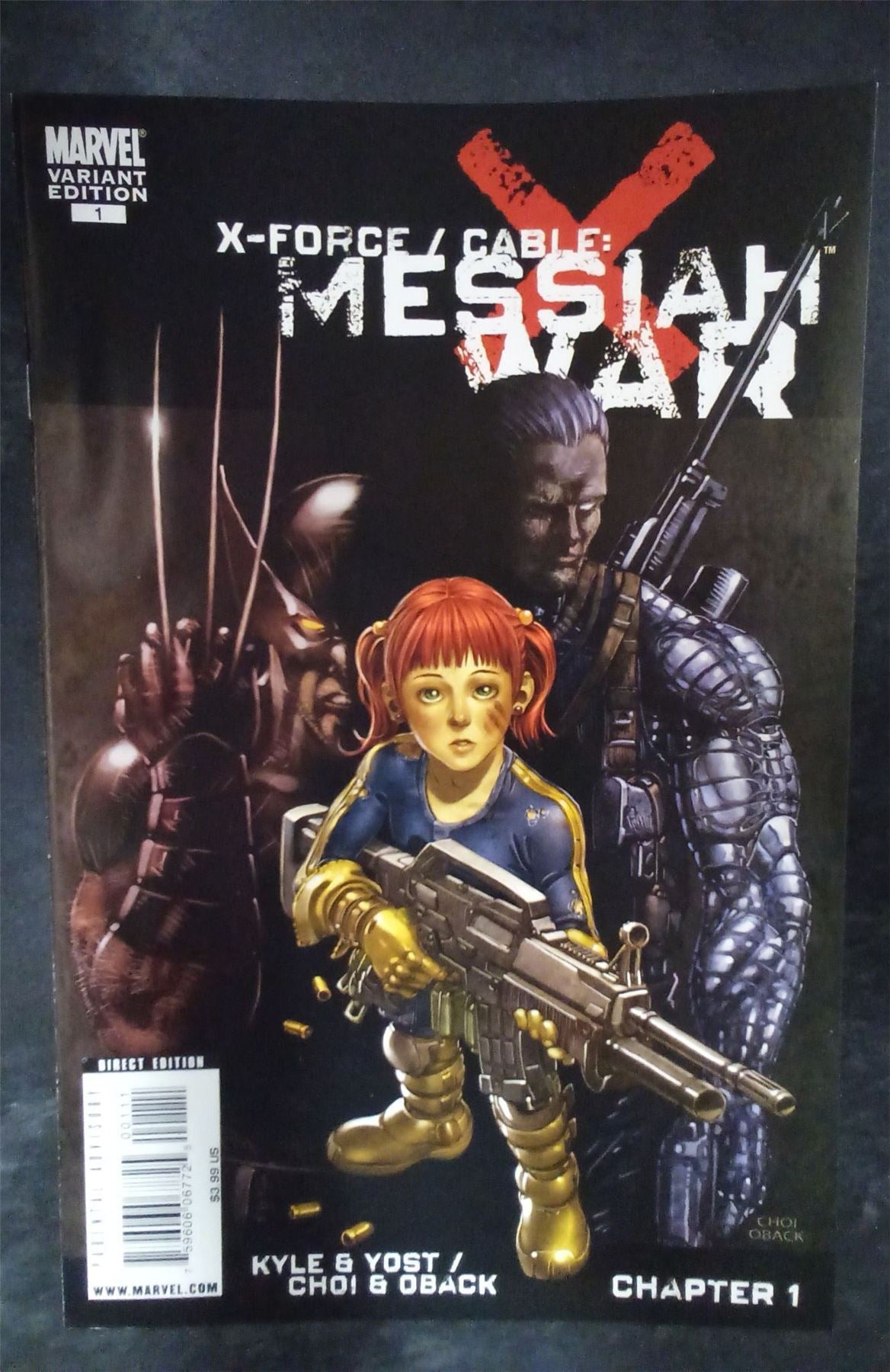 X-Force/Cable: Messiah War Variant Cover #1 2009 Marvel Comics Comic Book