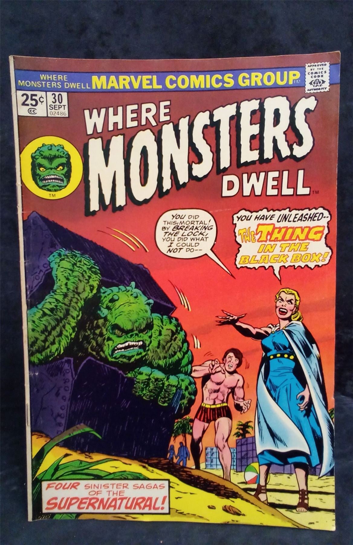 Where Monsters Dwell #30 1974 Marvel Comics Comic Book