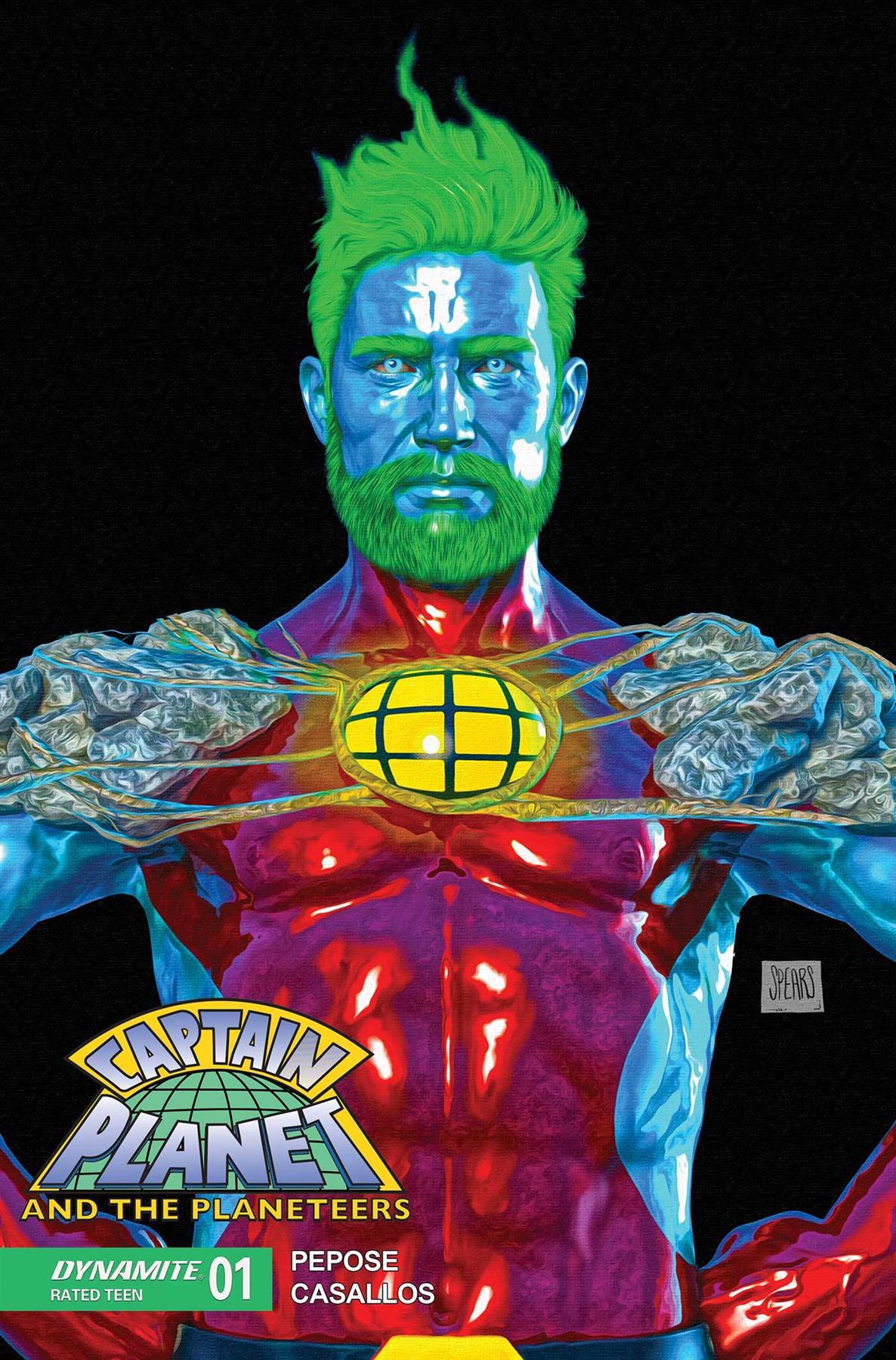 Captain Planet #1 Cvr R Foc Bonus Spears Black Dynamite Comic Book