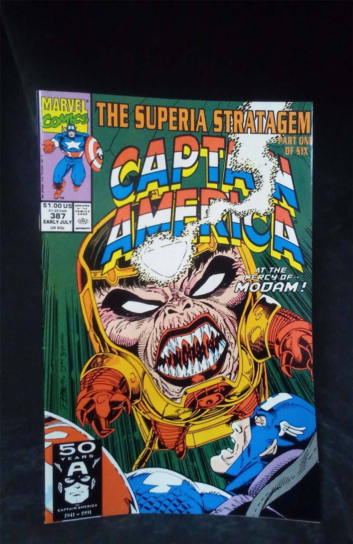 Captain America #387 1991 Marvel Comic Book