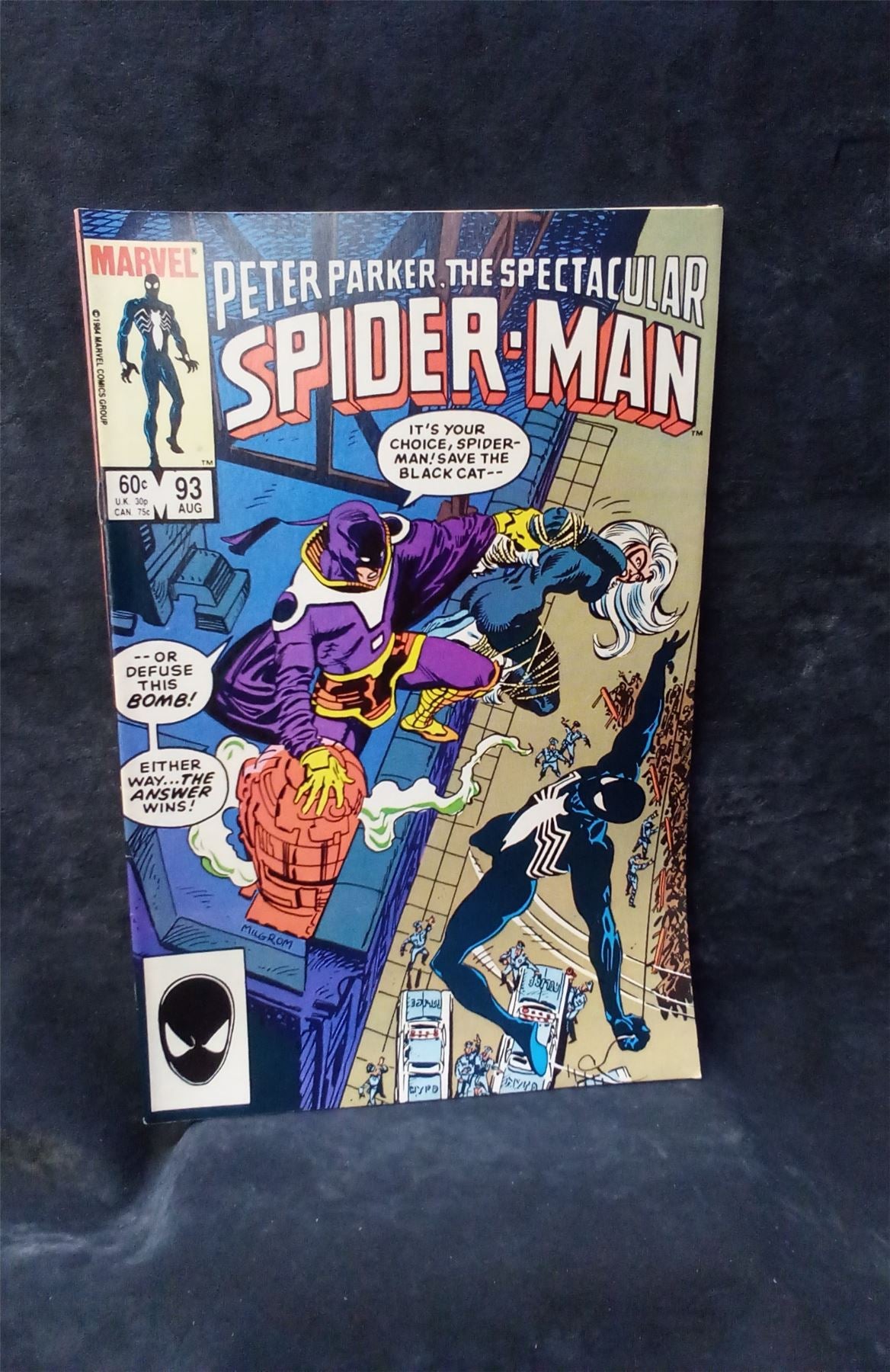 The Spectacular Spider-Man #93 Direct Edition 1984 marvel Comic Book