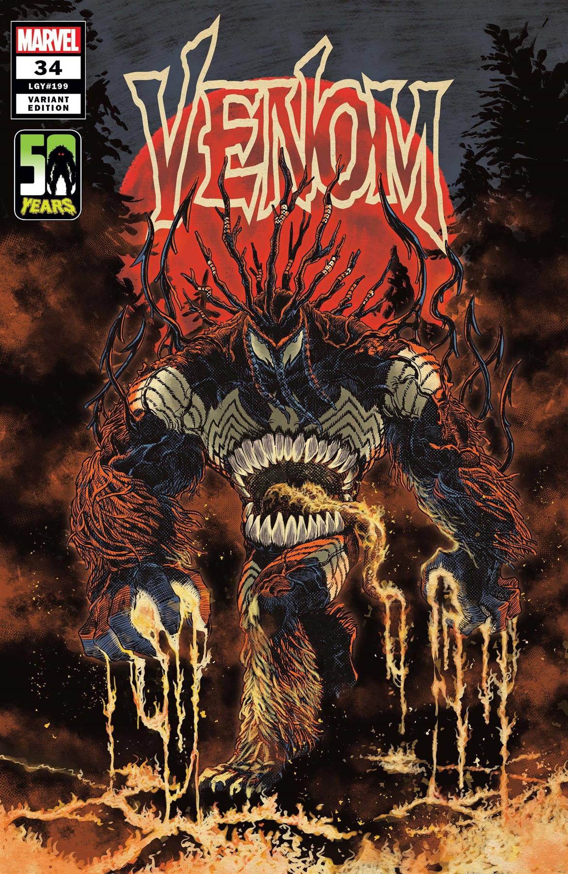 Venom #34 Superlog Venom-thing Var Kib (Superlog Venom-thing Var Kib) Marvel Comics Comic Book 2021