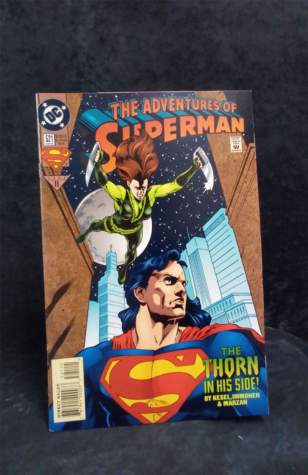 Adventures of Superman #521 Direct Edition 1995 DC Comics Comic Book