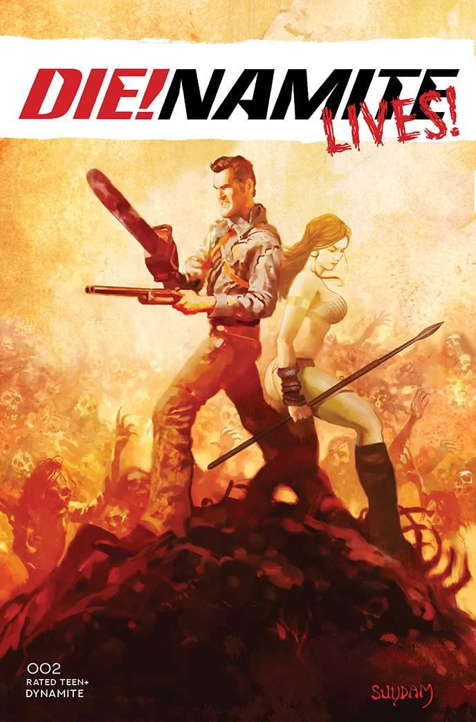 Die!namite Lives #2 Cvr H 25 Copy Incv Suydam Non Zombie Dynamite Comic Book