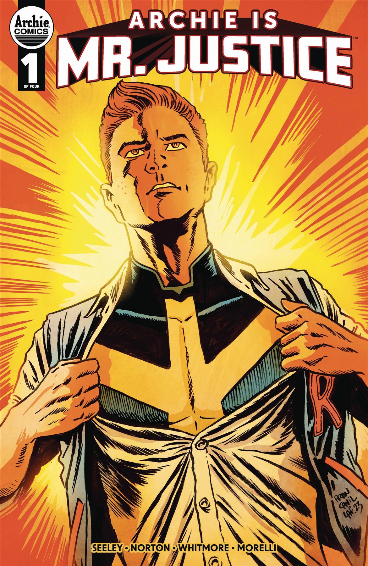 Archie Is Mr Justice #1 (of 4) Cvr B Francesco Francavilla Archie Comic Publications Comic Book