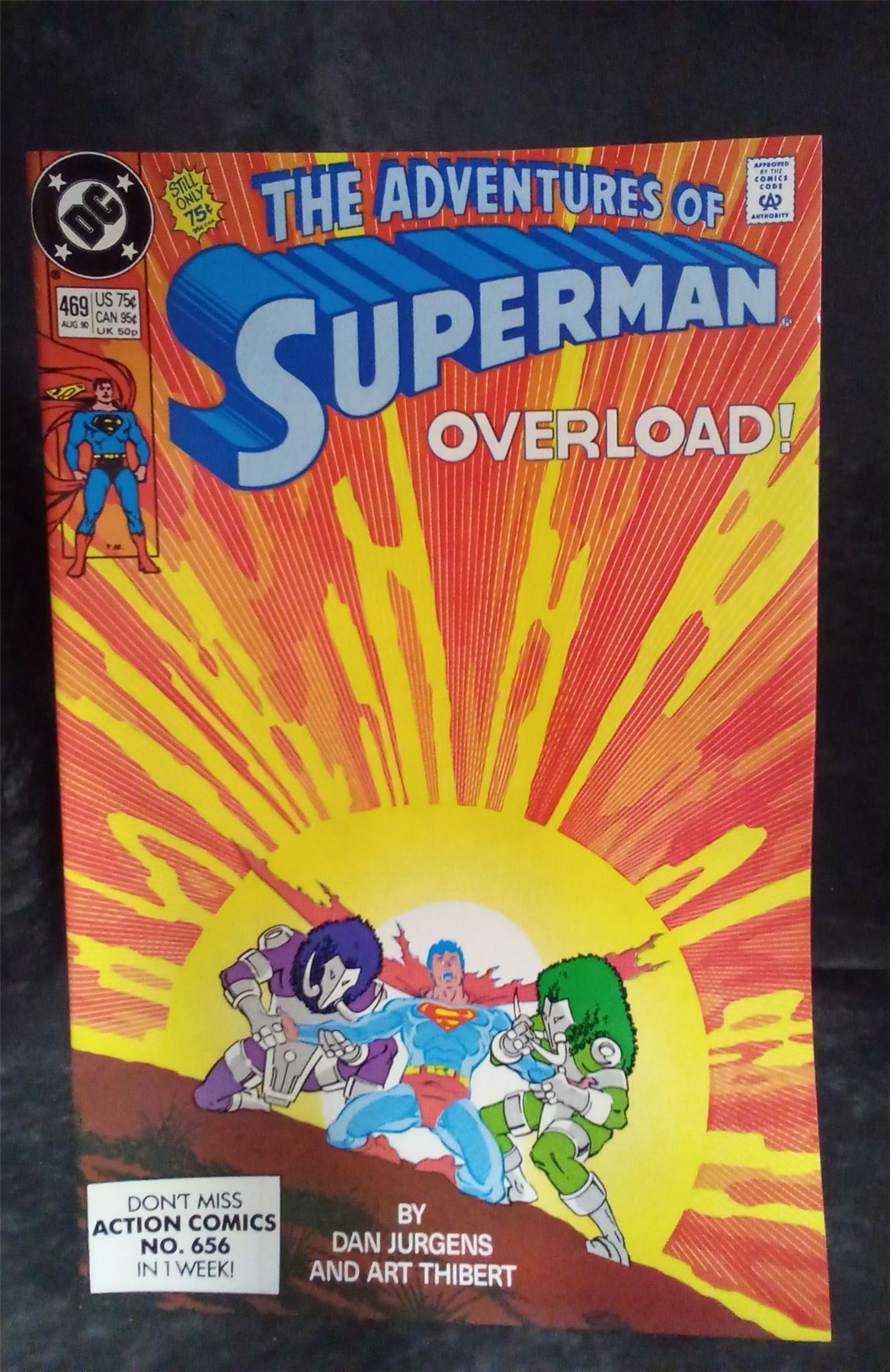 Adventures of Superman #469 1990 DC Comics Comic Book