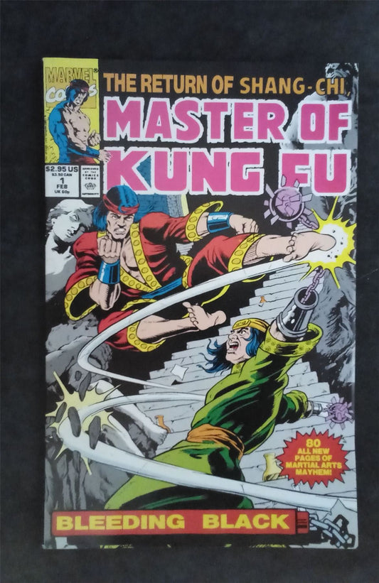 Master of Kung Fu: Bleeding Black 1991 marvel Comic Book