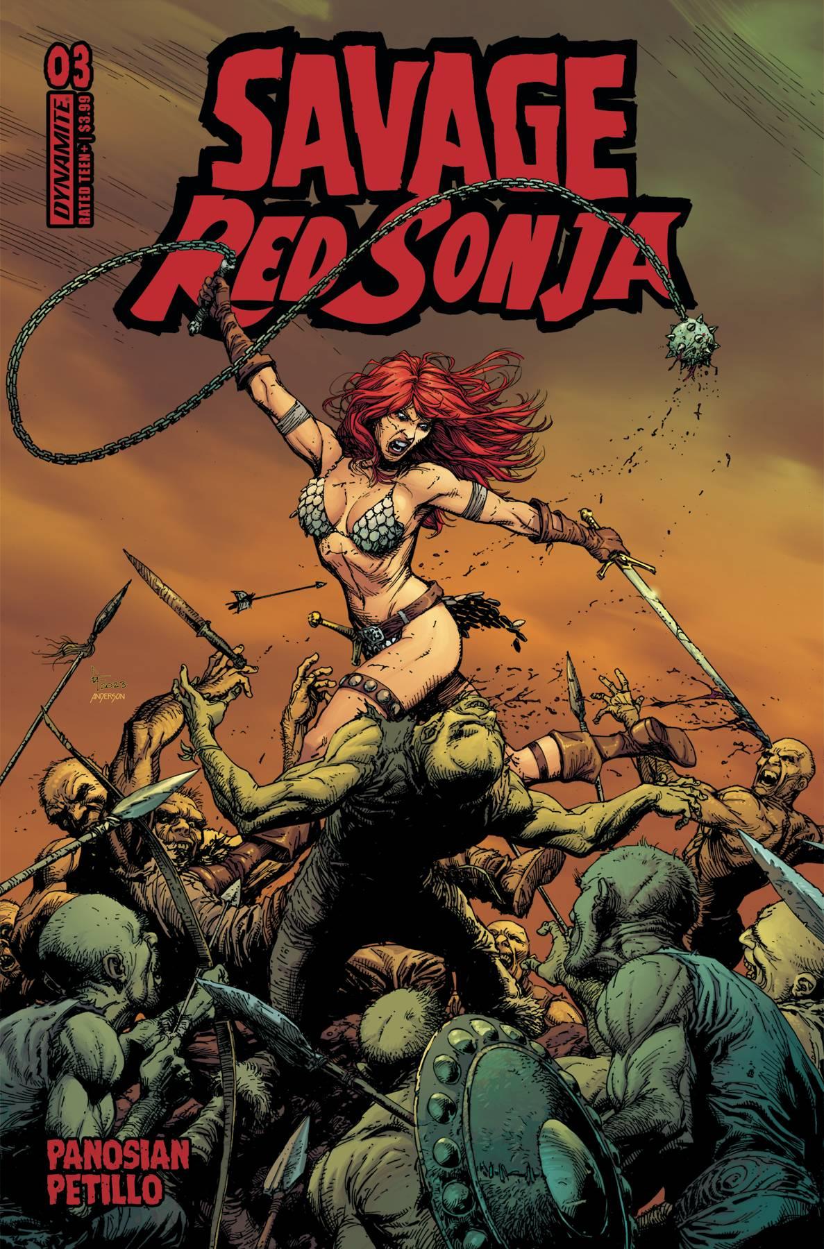 Savage Red Sonja #3 Cvr C Frank Dynamite Comic Book