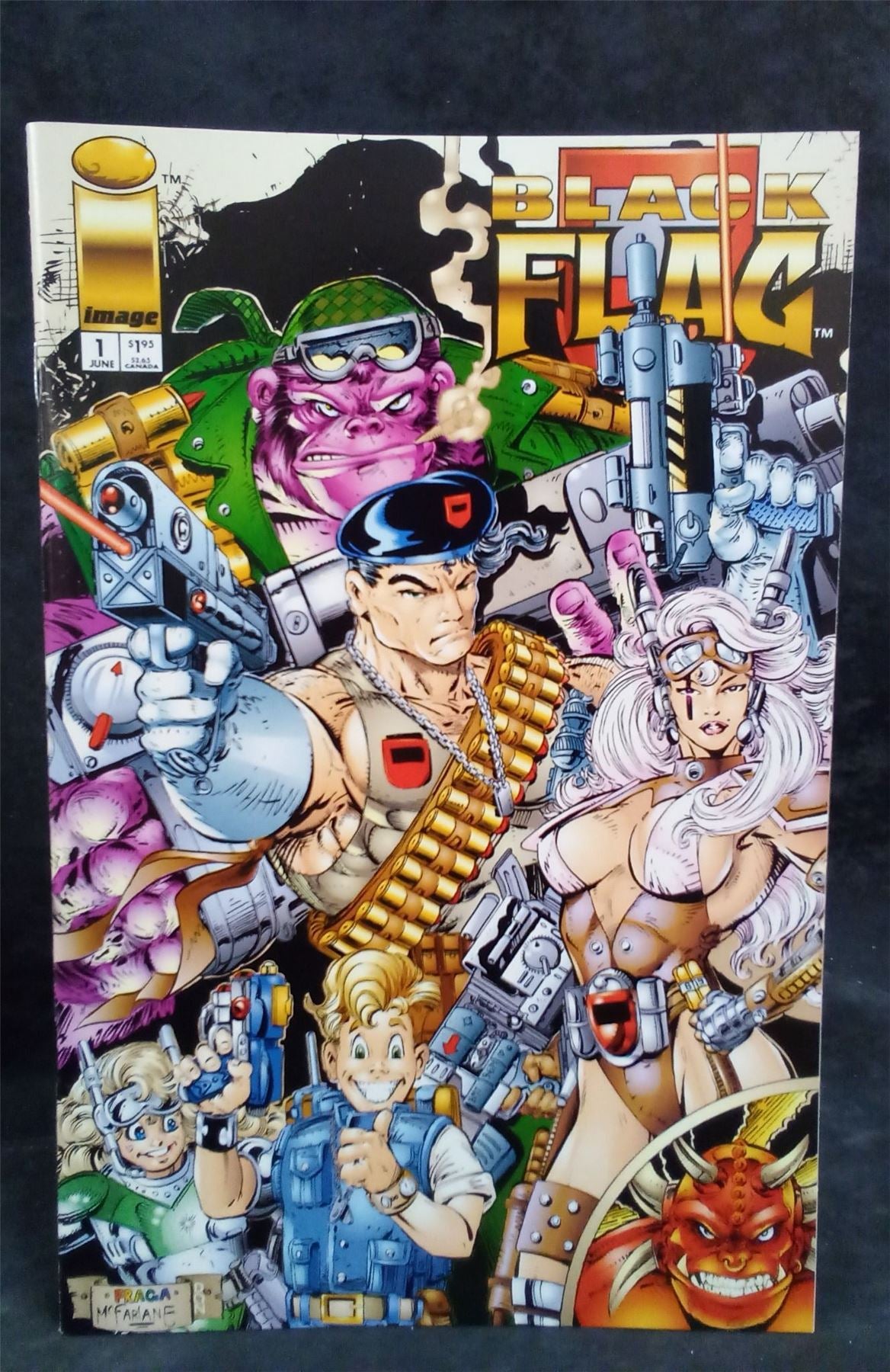 Black Flag Preview Edition 1994 Image Comics Comic Book