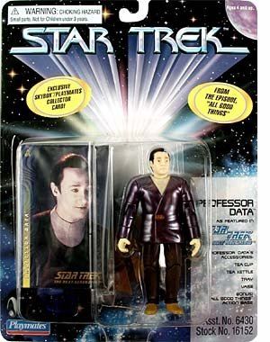 Playmates Toys Star Trek Series 5 Professor Data Action Figure