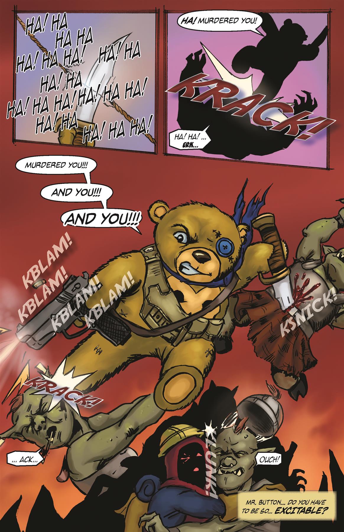 Mr Button's One Shot Altworld Studios & Dreamscape Publishing Comic Book
