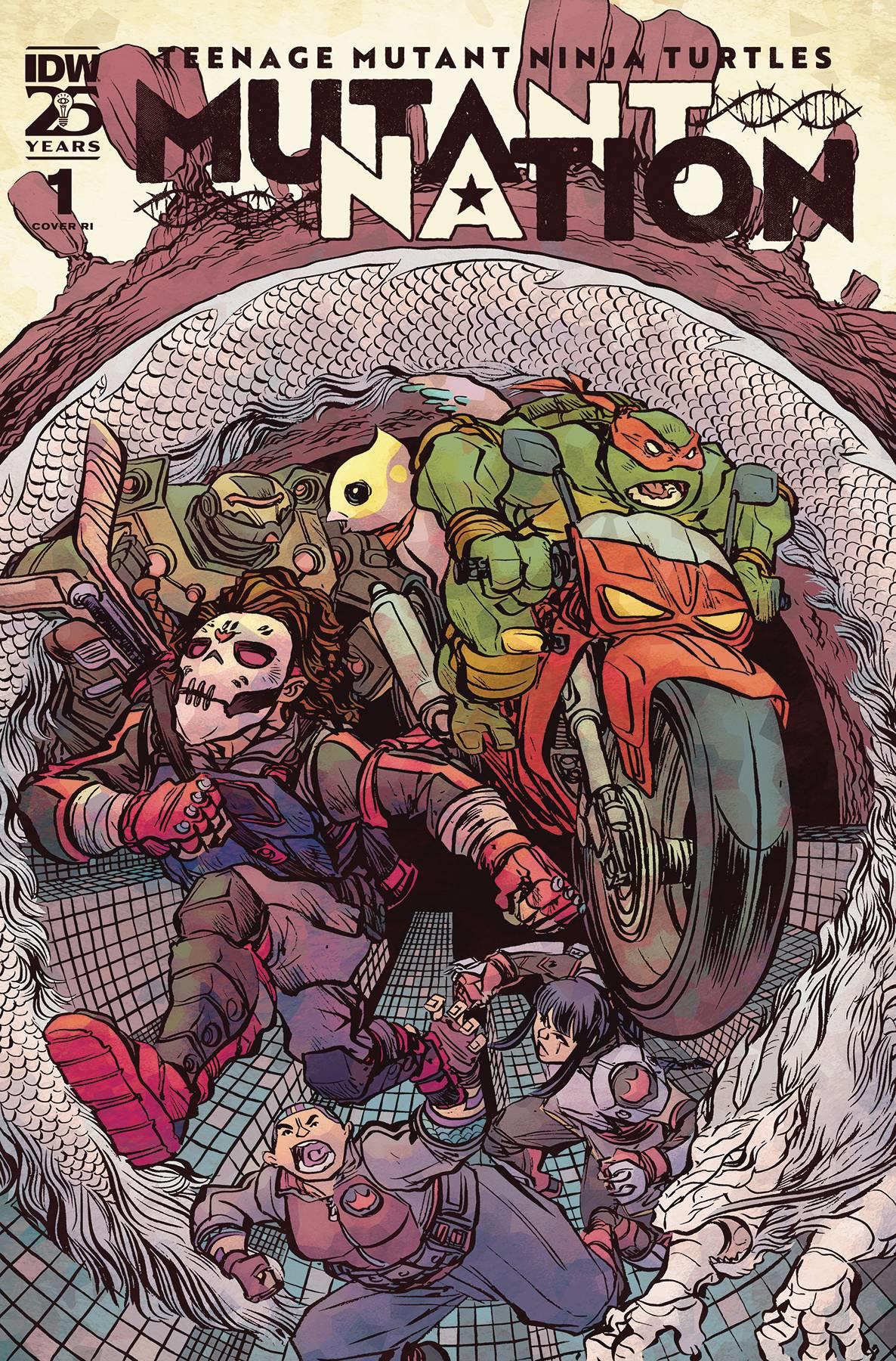 Tmnt Mutant Nation #1 10 Copy Lonergan Idw-prh Comic Book