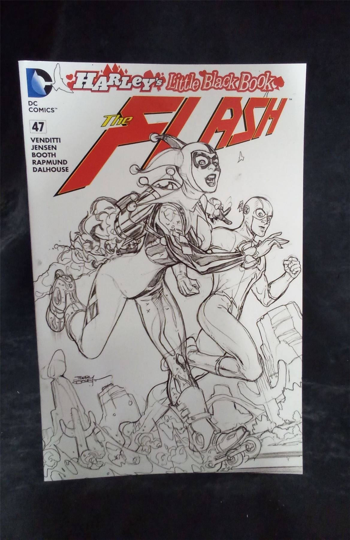 The Flash #47 Dodson Sketch Cover 2016 DC Comics Comic Book